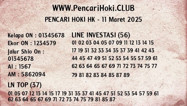 Prediksi HK