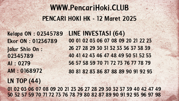 Prediksi HK